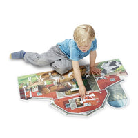 Busy Barn Yard Shaped Floor Puzzle - 32 Pieces