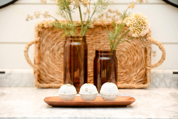 Oatmeal + Honey Bubble Bath Bomb
