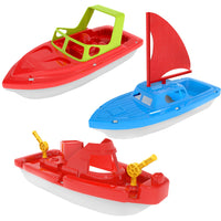 Bath Boat Toy Pool Toy 3 PCs Yacht Speed Boat