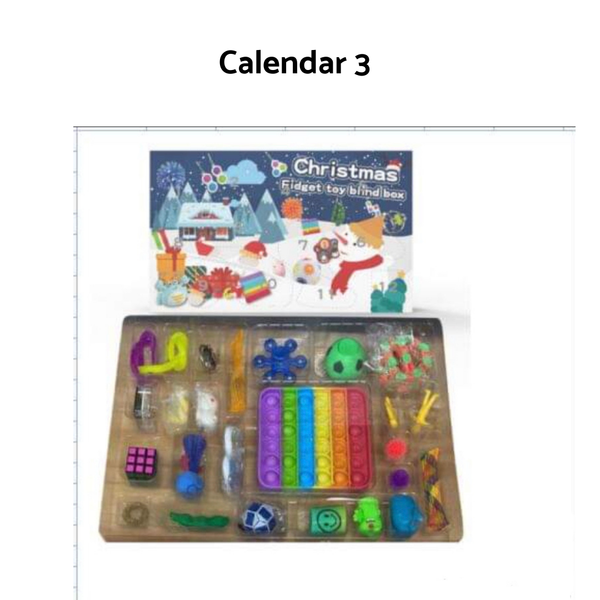 Fidget Toy Calendar PREORDER (ETA: Late Oct)