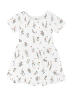 Short Sleeve Swing Dress - Ester Floral / Tide