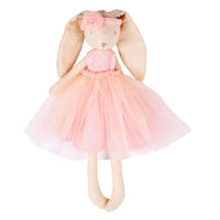 Marcella the Bunny -  Ballerina in Pink Toile Skirt