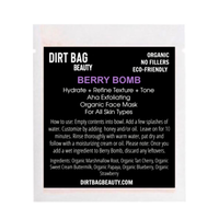 Organic Facial Mask- Berry Bomb