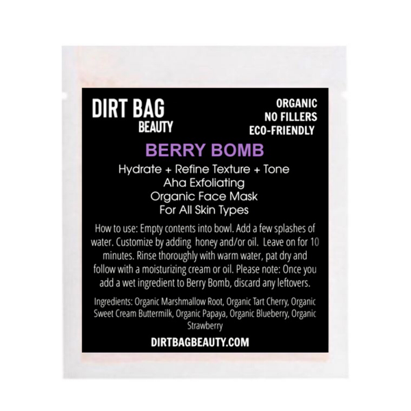 Organic Facial Mask- Berry Bomb