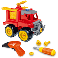 Kids Build & Play Take Apart Fire Truck Toy