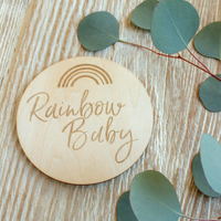 Rainbow Baby Milestone Disc