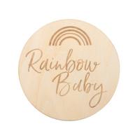 Rainbow Baby Milestone Disc