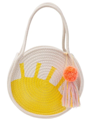 Sun Woven Cotton Rope Bag