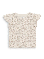 Pearl Petal Sleeve Tee - Opal Floral / Blush