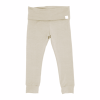Organic Bamboo Baby and Kids Leggings - Sand