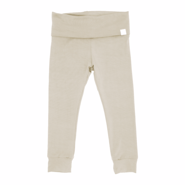 Organic Bamboo Baby and Kids Leggings - Sand