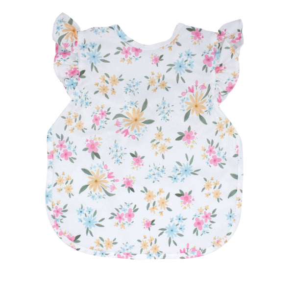 Pastel Floral Flutter Bapron 3-5yrs