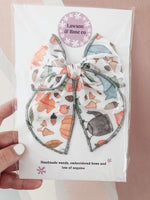 Fall Leaves Hair Bow