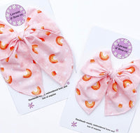 Candy Corn Hair Bow