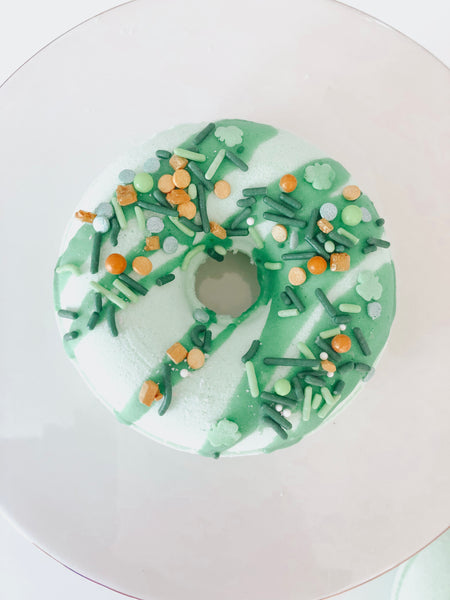 St Patrick's Day Bubble Bath Bomb Donut