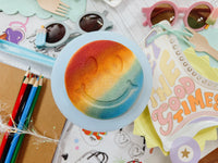 Smiley Rainbow Bubble Bath Bomb